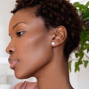 Brilliant Earth Ball Stud Earrings in Silver